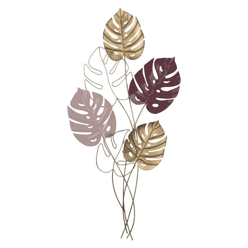 Tropical Leaf Themed Metal Wall Decor Bed Bath & Beyond 39674896
