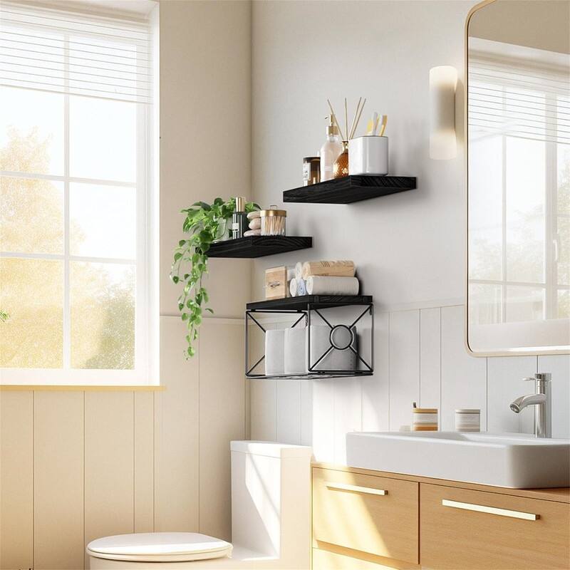 Bathroom Shelves Over Toilet - 15.75"D x 5.91"W x 1.2"H
