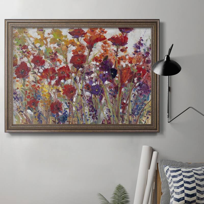 Variety of Flowers I Premium Framed Canvas- Ready to Hang