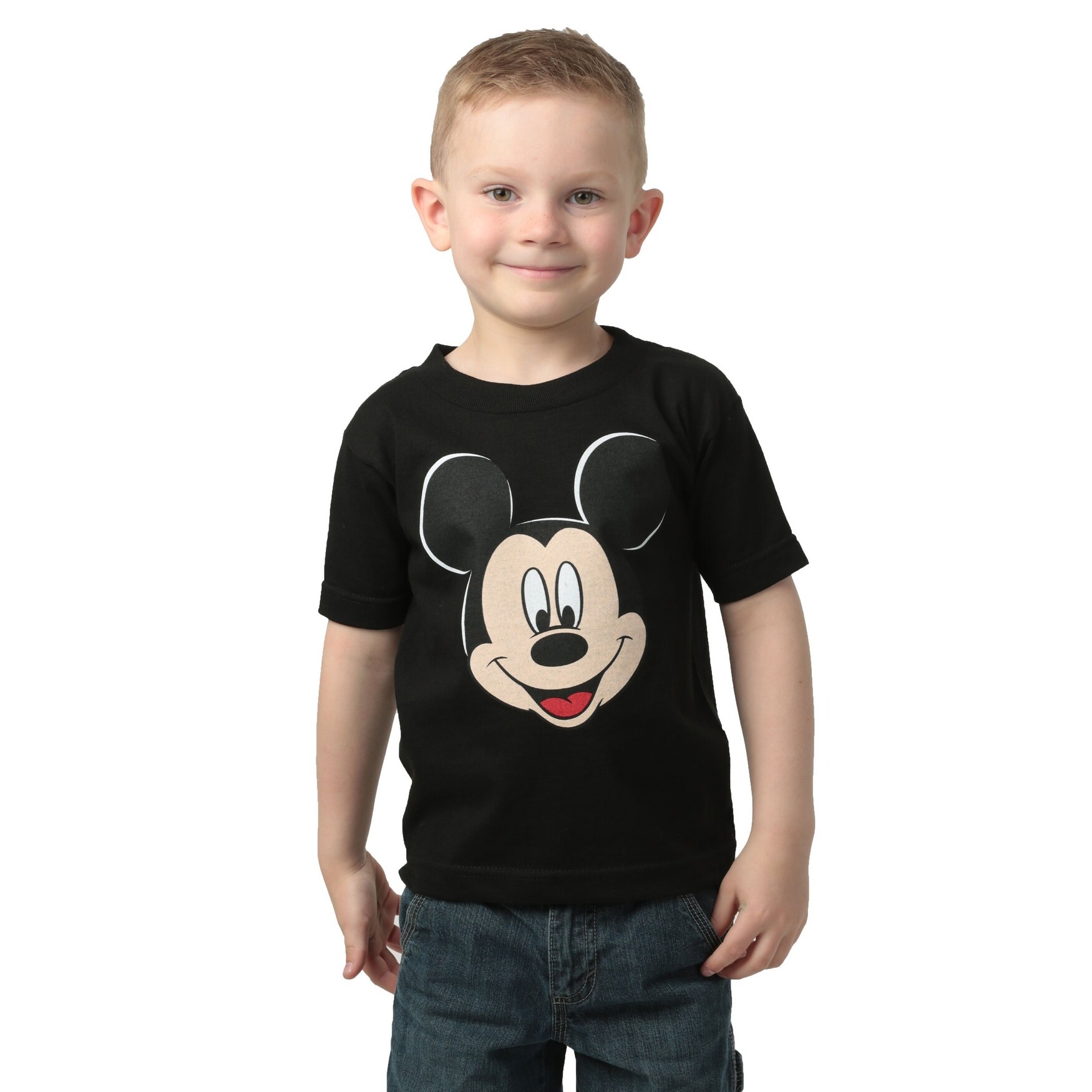 Shop Boys Mickey Mouse Black T Shirt 12mo Free Shipping On