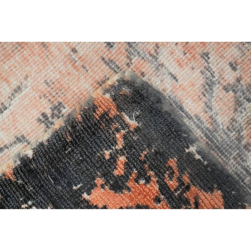 Hand Knotted Oriental Viscose Silk Carpet Modern Pictorial Multi-Colored Abstract Area Rug - 7' 11'' X 5' 6''