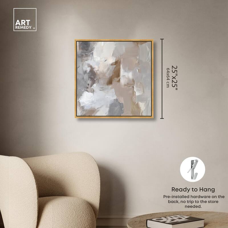 Faded Textured III Canvas by Art Remedy
