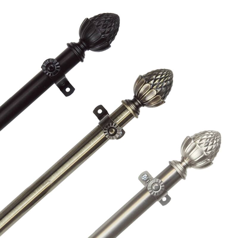 InStyleDesign Seed Adjustable Curtain Rod 13/16 inch dia.