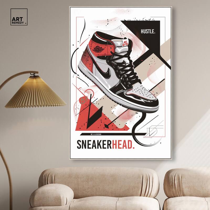 Stylish Sneakerhead Canvas by Art Remedy