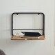 preview thumbnail 2 of 14, Middlebrook 24-inch Wall Mount Drop Down Lap Top Desk English Oak