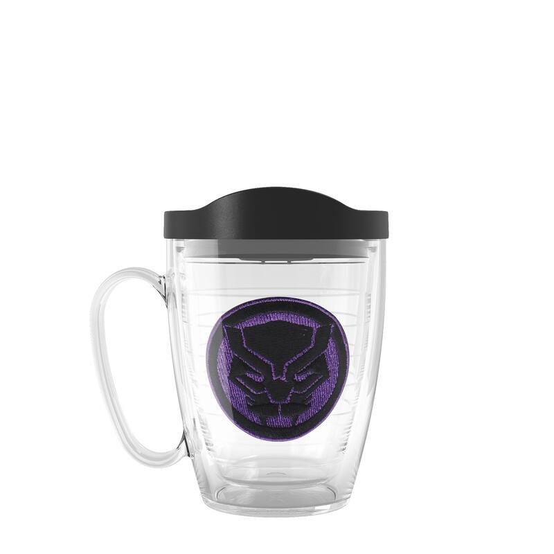 Tervis Marvel Black Panther Icon Made in USA Double Walled Insulated Travel Tumbler, Classic - 16oz Mug - 16oz Mug
