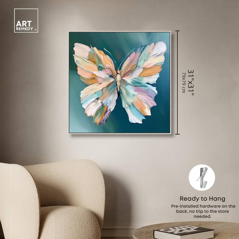 Wings of Duality Canvas by Art Remedy