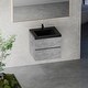 preview thumbnail 23 of 75, GDFStudio - Carter Floating Bathroom Vanity with Quartz Sand Countertop & Soft-Close Drawers