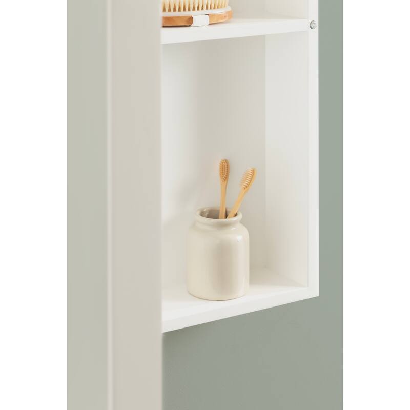 DesignOvation Herenshaw Arch Mirror Vanity Cabinet - 20x6x30