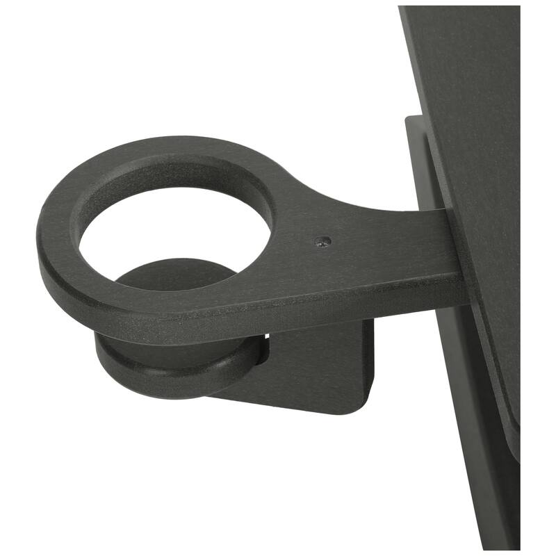 Shoreside Kids Outdoor Poly Adirondack Rocking Chair with Cup Holder (Set of 2)