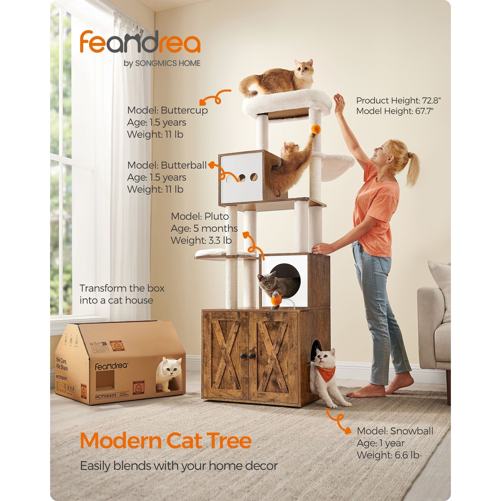 Tall litter best sale box enclosure