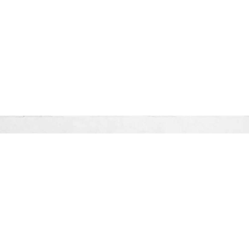 The Tile Life Penthouse 2x24 White Fantasy Porcelain Bullnose Wall Tile - 2 x 24 - 1 Piece