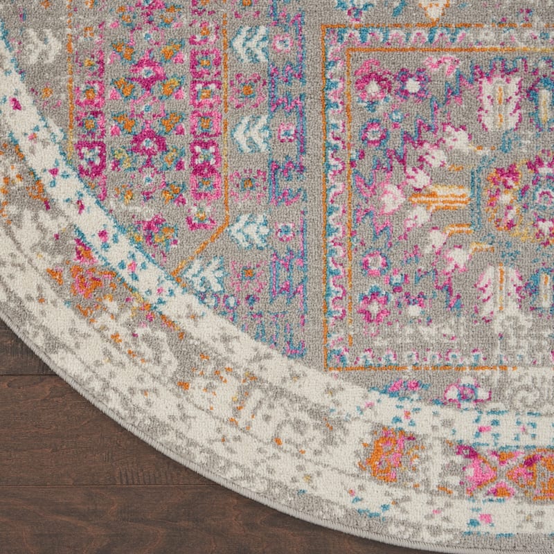 Nourison Passion Vintage Moroccan Medallion Area Rug