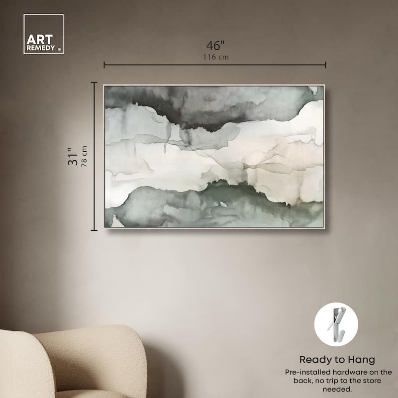Pigment Flow Canvas by Art Remedy