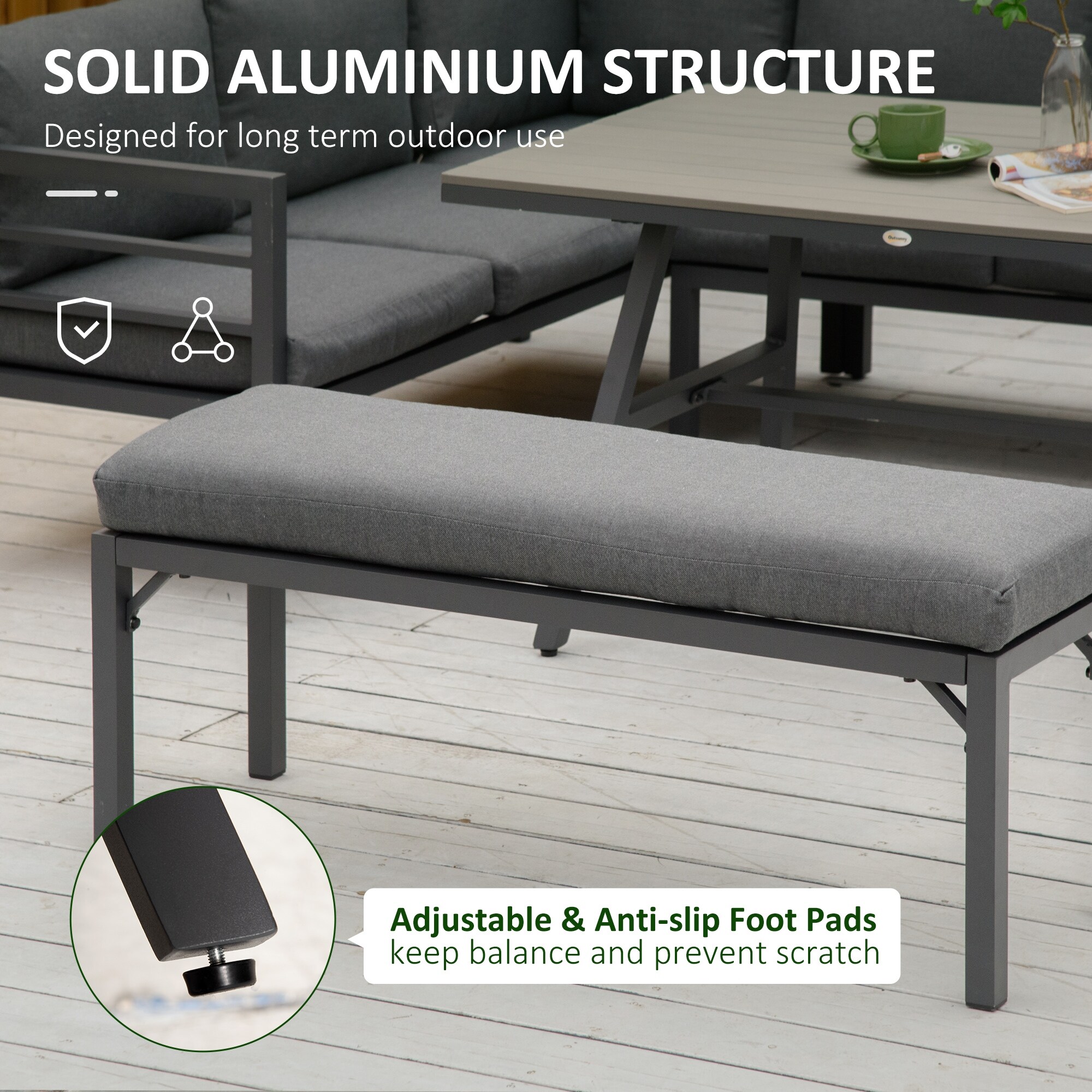 Outsunny aluminium sales garden furniture
