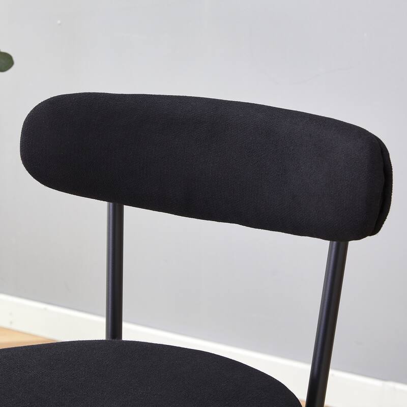 Fashionable and Comfortable - Two Sets of Ergonomic High Legged Bar Chairs, With Breathable Fabric Cushions .Pack two in one box