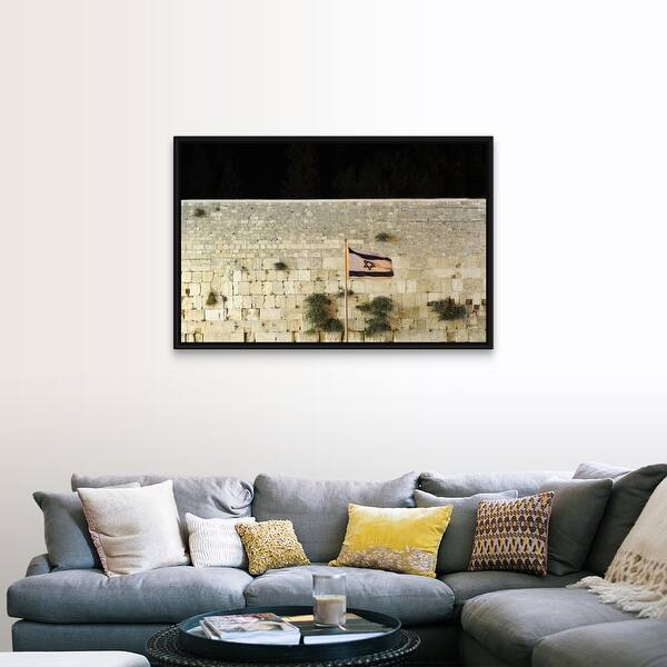 Shop Western Wall Israel Flag Jerusalem Israel Black Float
