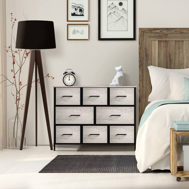 Dresser w/ 8 Drawers Furniture Storage Chest for Clothing Organization