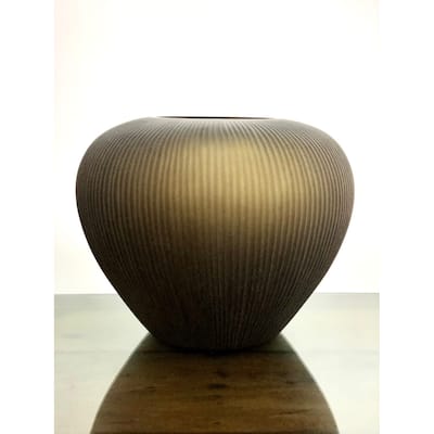 Appy Tabletop Glass Vase - 18" - Gold