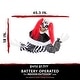 preview thumbnail 5 of 3, Haunted Hill Farm 18-In. Buggy the Animated Groundbreaker Clown, Indoor or Covered Outdoor Decoration