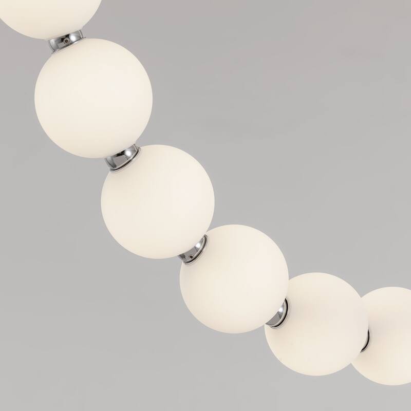 Alora Lighting PD321718CH-UNV-010 Akoya 62" Wide LED Linear Pendant