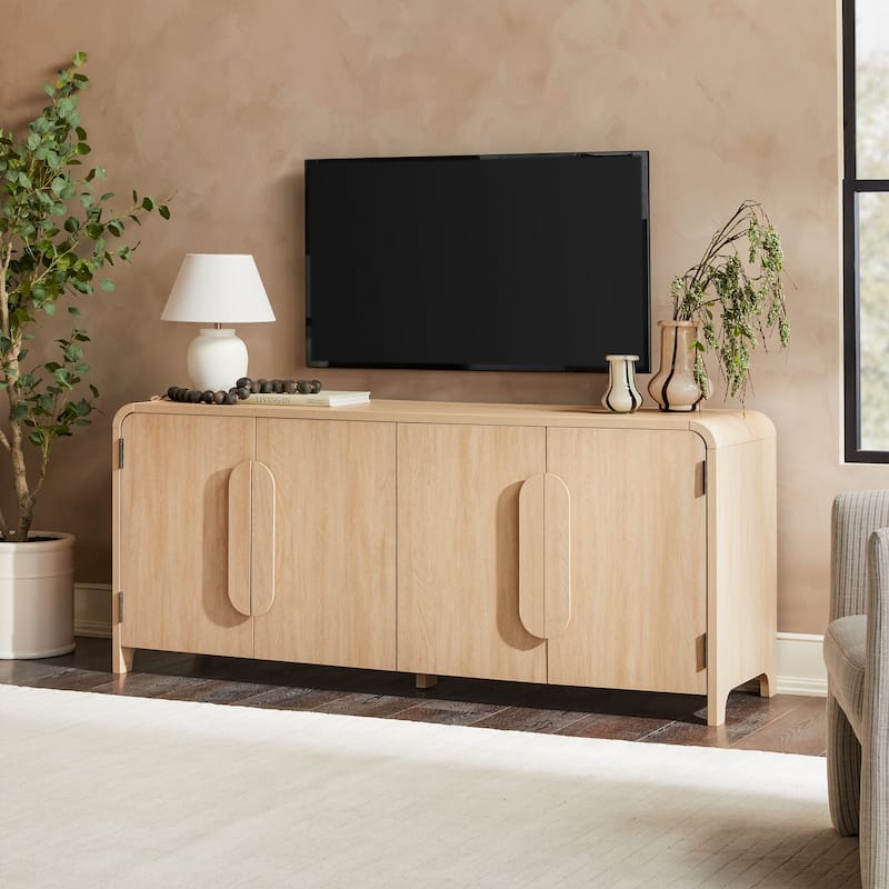 Middlebrook Modern Curved 70-inch Buffet Sideboard and TV Stand