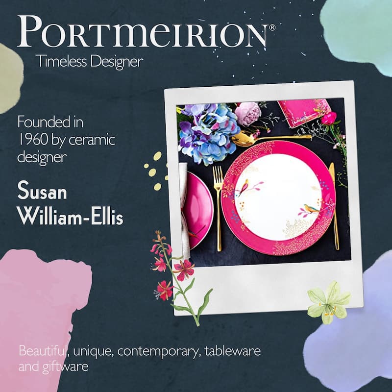 Sara Miller London Chelsea 12 Piece Tableware Set - 11" dinner plates, 8" side plates, 6" bowls