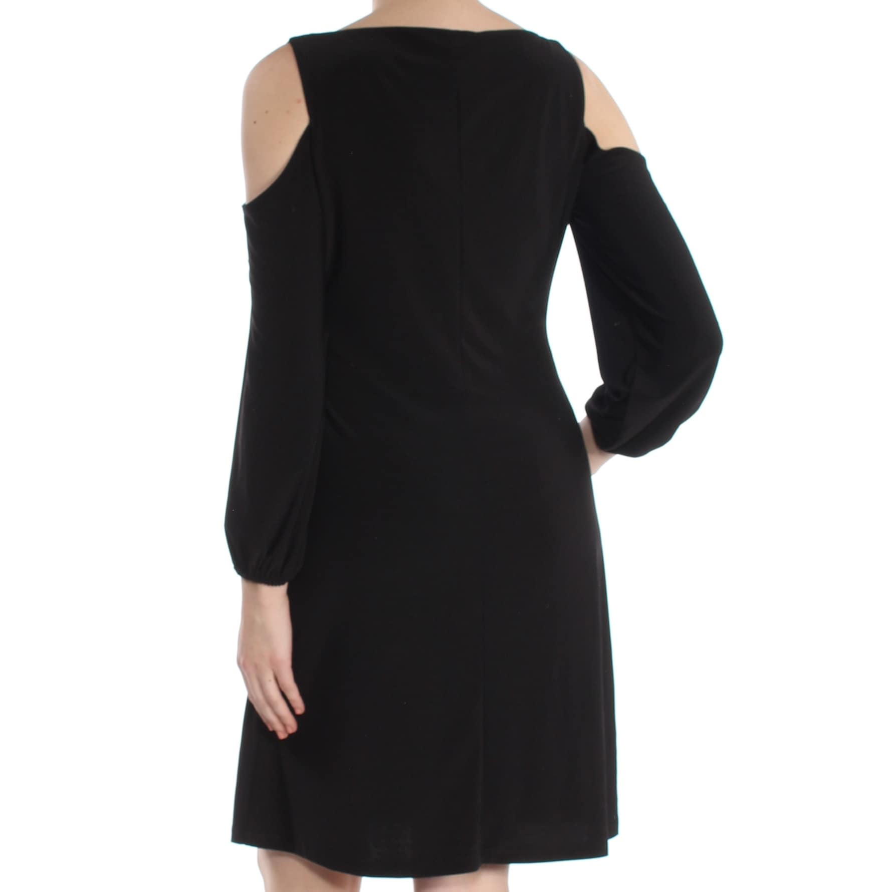 black shift cocktail dress