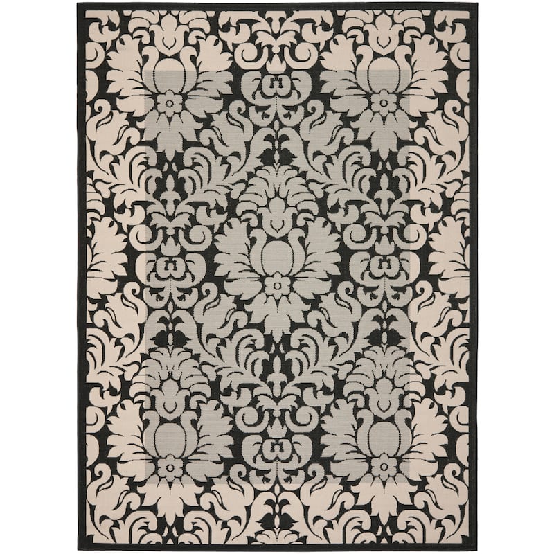 SAFAVIEH Courtyard Peggie Indoor/ Outdoor Patio Backyard Rug