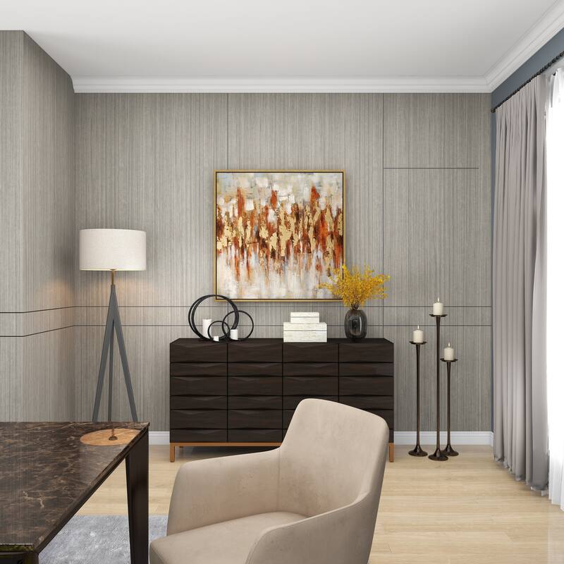 Silver Ceramic Pillar 3 Plate Candle Holder (Set of 3) - 14 x 5 x 13Round