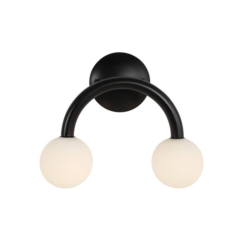 Renwil Santo 10.5" Height Wall Sconces, Matte Black