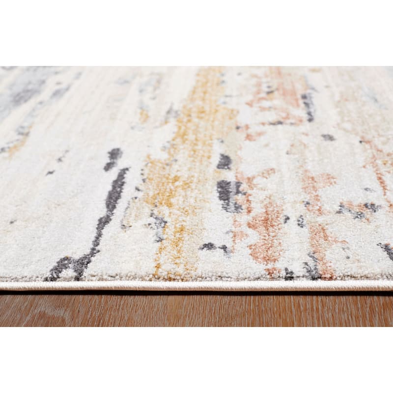 Terra by Obeetee Umbria Brushstrokes Multi Rug
