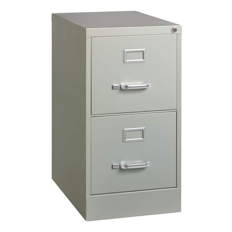 Hirsh Commercial 22"Deep 2-drawer Letter Vertical File Cabinet - Grey