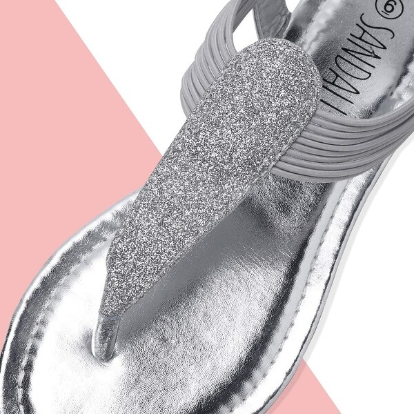 sandalup elastic flat sandals