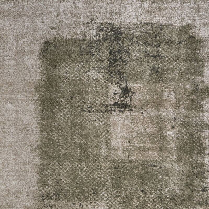 HomeRoots Abstract Industrial Rectangle Area Rug
