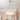 French Country White Ribbed Fabric Bloom Cage Pendant Light 19.3 in