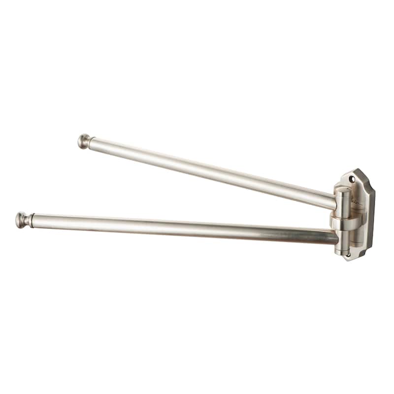 Vintage Adjustable Towel Holder Silver