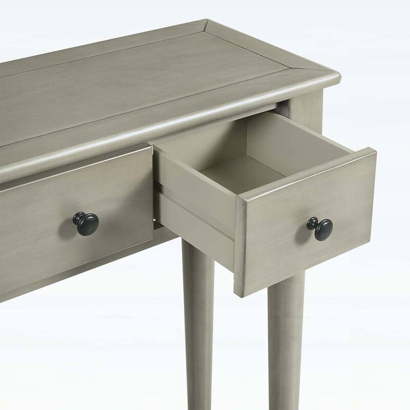 Retro Console Table with Open Shelf for Entryways,Living Rooms,and Hallways