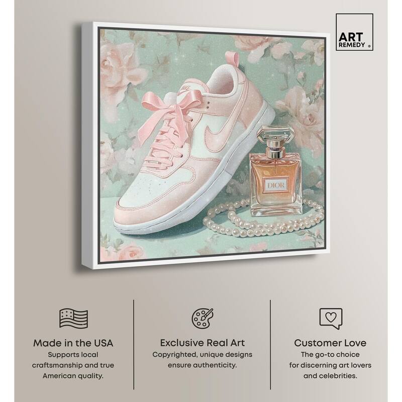 Petite and Cute Sneaker Canvas by Art Remedy