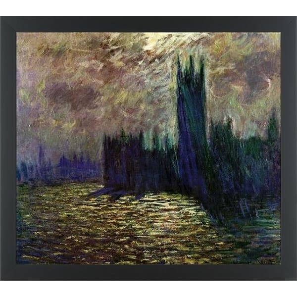 Shop Easy Art Prints Claude Monet S Parliament Moonlight