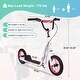 preview thumbnail 17 of 18, Youth Scooter Kick Scooter with Adjustable Handlebar, Inflatable Wheels