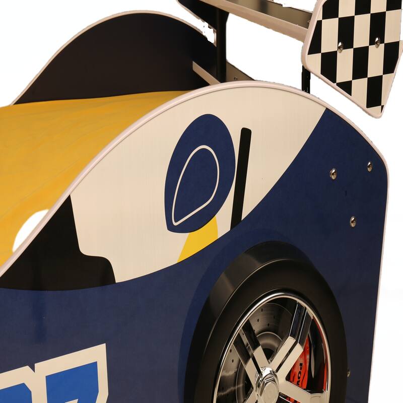 Supreme Energy Racing Car Bed,Blue