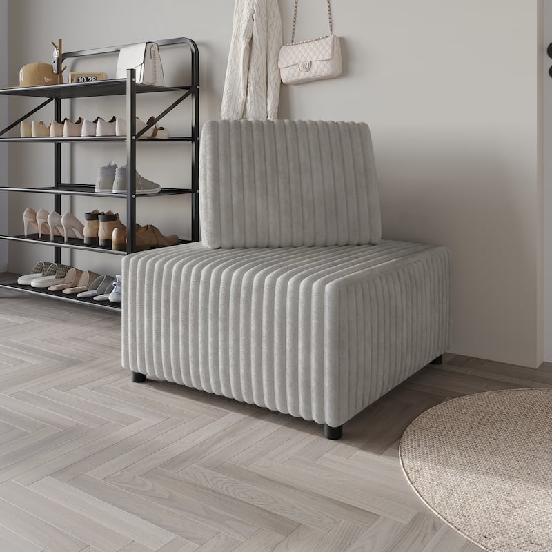 CraftPorch Luxurious Velvet Upholstered Corner seat