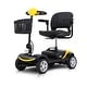 preview thumbnail 58 of 61, 4 Wheel Mobility Scooter Compact 300 Lb Load Bearing Capacity 300w Motor Wheelchair Device For Grown-ups Elderly Yellow