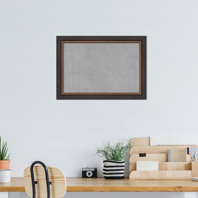 Amanti Art Ashton Black Framed Magnetic Board