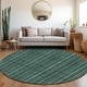 preview thumbnail 44 of 132, Premium Washable Super Soft Stripe Ombre Mayfield Rug Teal - 8' x 8'