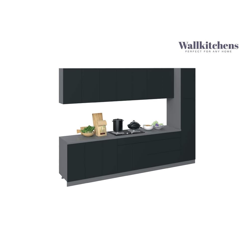 Kitchen Metropolitan Collection Black Color Base Size 11Ft Wide - 132x24