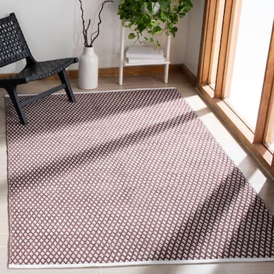 SAFAVIEH Handmade Boston Shirine Coastal Cotton Flatweave Rug