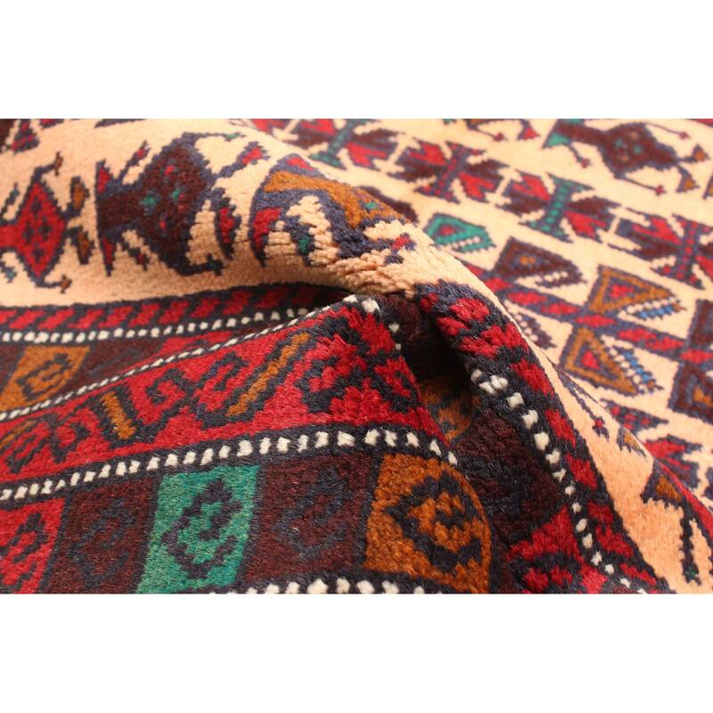 ECARPETGALLERY Hand-knotted Teimani Light Brown Wool Rug - 2'10 x 4'8