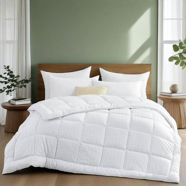 All Season Down Alternative Duvet Insert Comforter with Soft Microfiber Shell - King